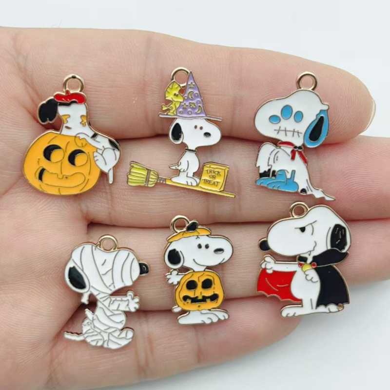 Jewelry Making Parts - 10 stuks schattige Halloween cartoon puppy