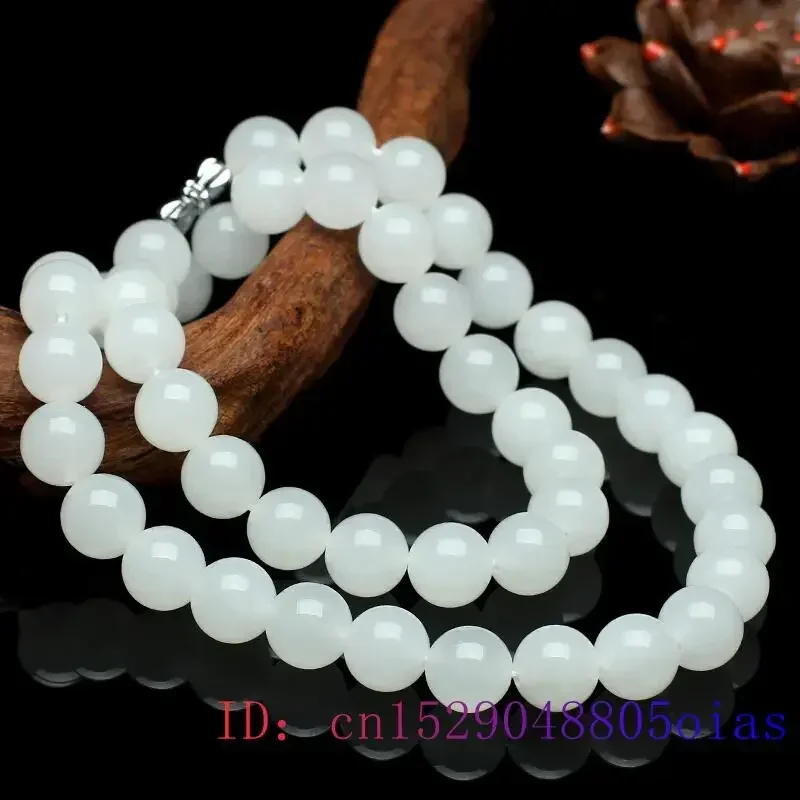 Jewelry Making Parts - Witte Jade Kralen Ketting Kralen Natuurlijke