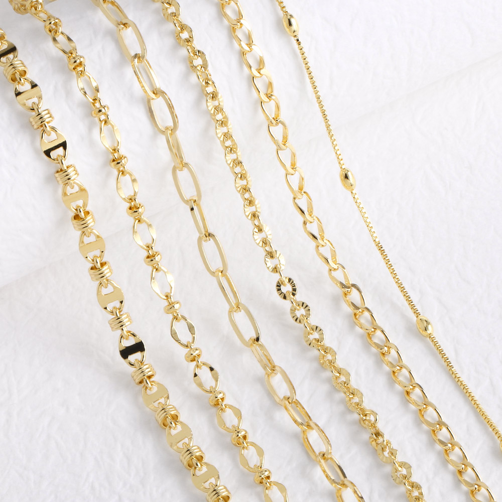 Jewelry Making Organizer Box - OCESRIO Multi-type Koperen Kreeftklauwsluitingen Paperclip Chain