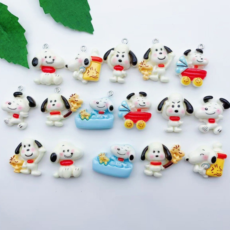 Jewelry Making Diy - 12 stuks hars cartoon hondenhangers, DIY