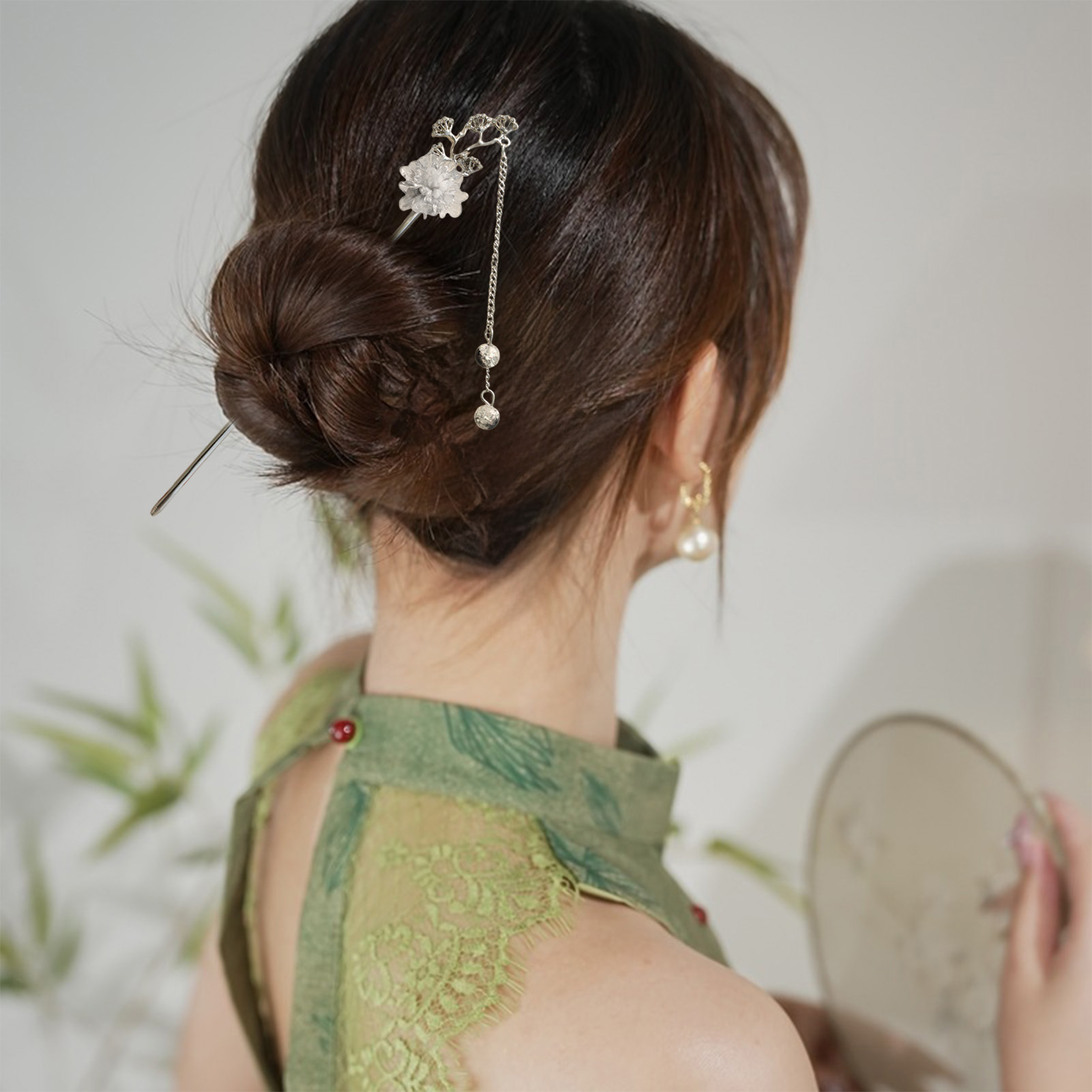 Jewelry Making Parts - Elegante bloem haarstokjes vorken legering haarclips