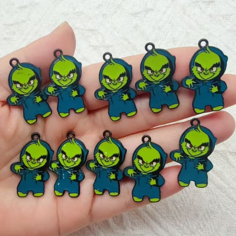 Jewelry Making Diy - 10 stuks legering drip oil cartoon