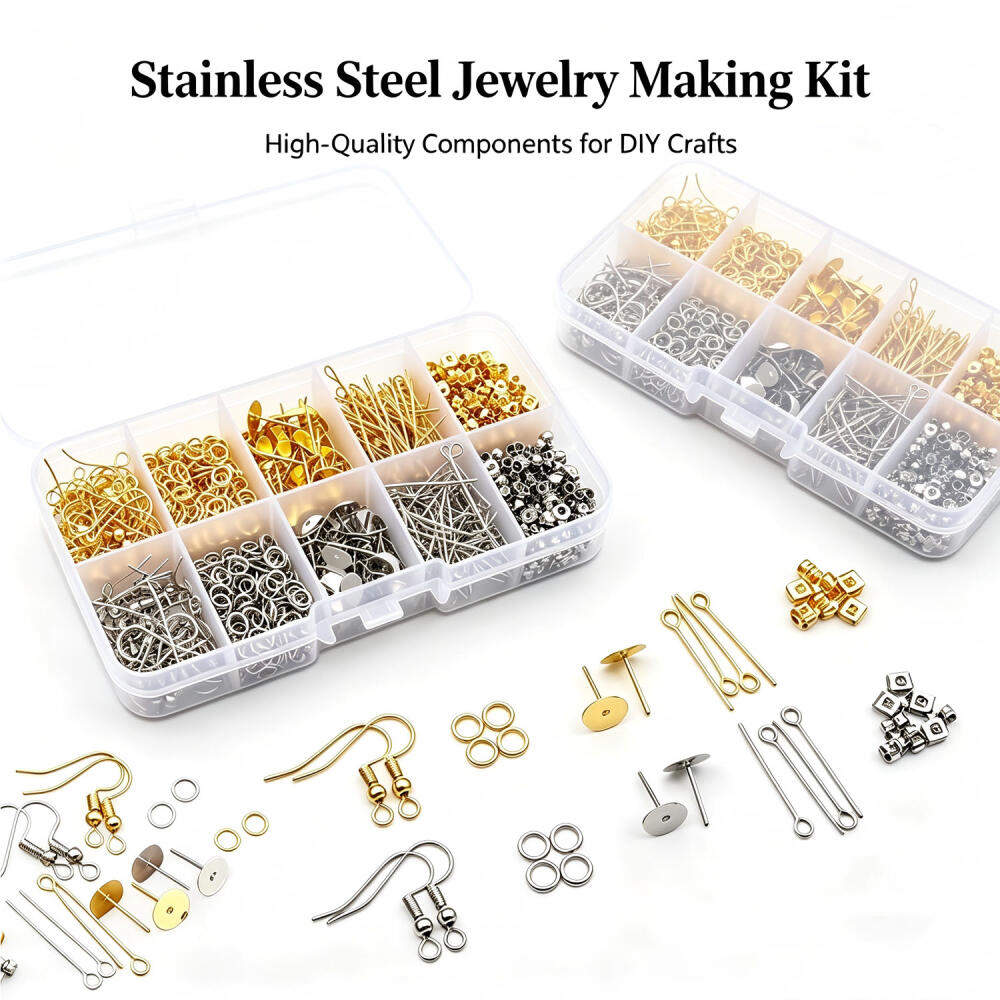 Jewelry Making Organizer Box - 1 Set Box Oorhaak Enkele lus