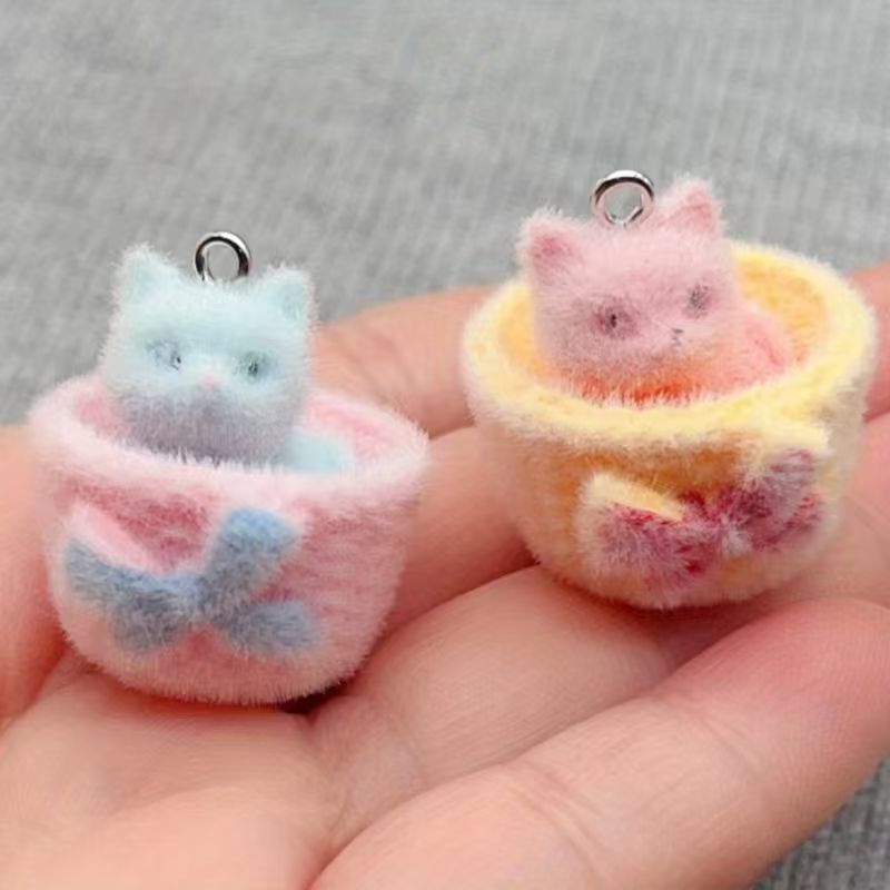 4 stuks 3D pluche hars kattenh - Jewelry Making Diy recensie en prijs
