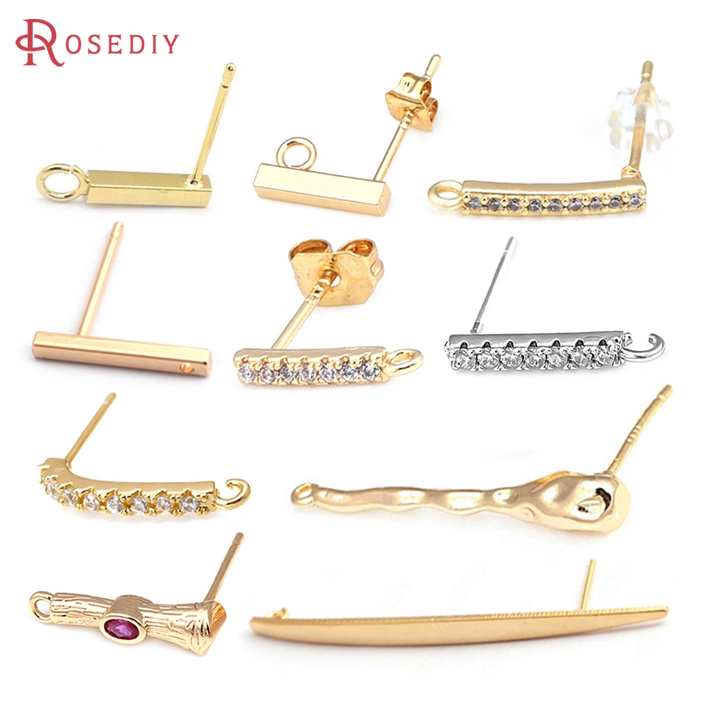 18K goudkleurig messing rechth - Jewelry Making Earring Supplies recensie en prijs