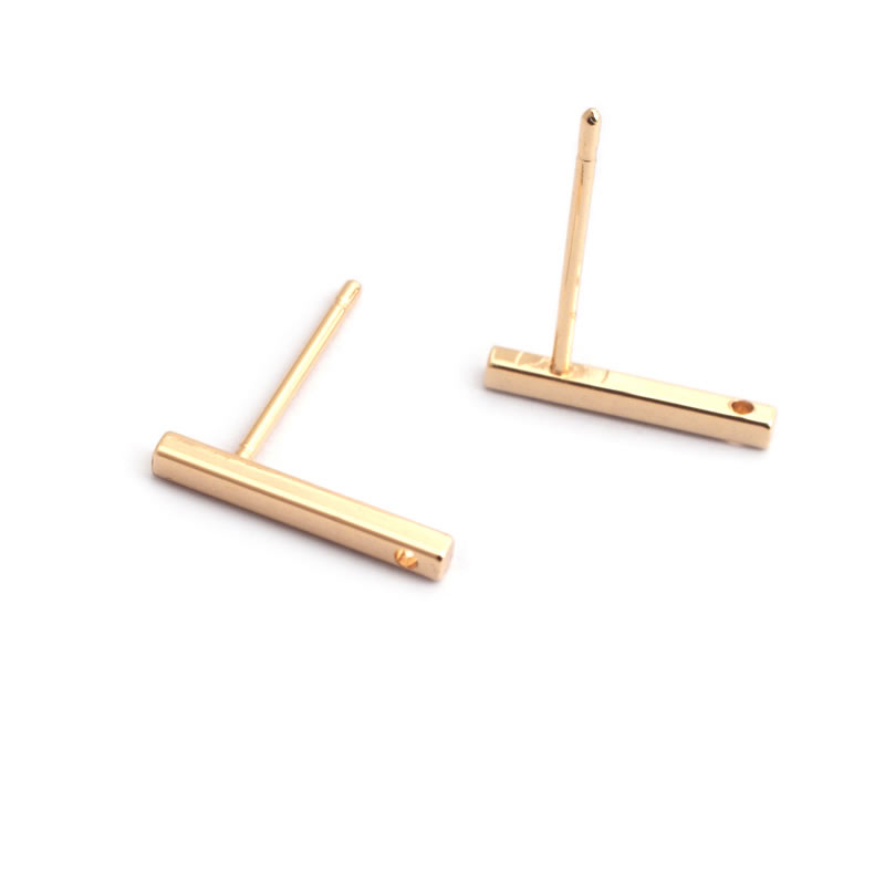 18K goudkleurig messing rechth - Jewelry Making Earring Supplies recensie en prijs