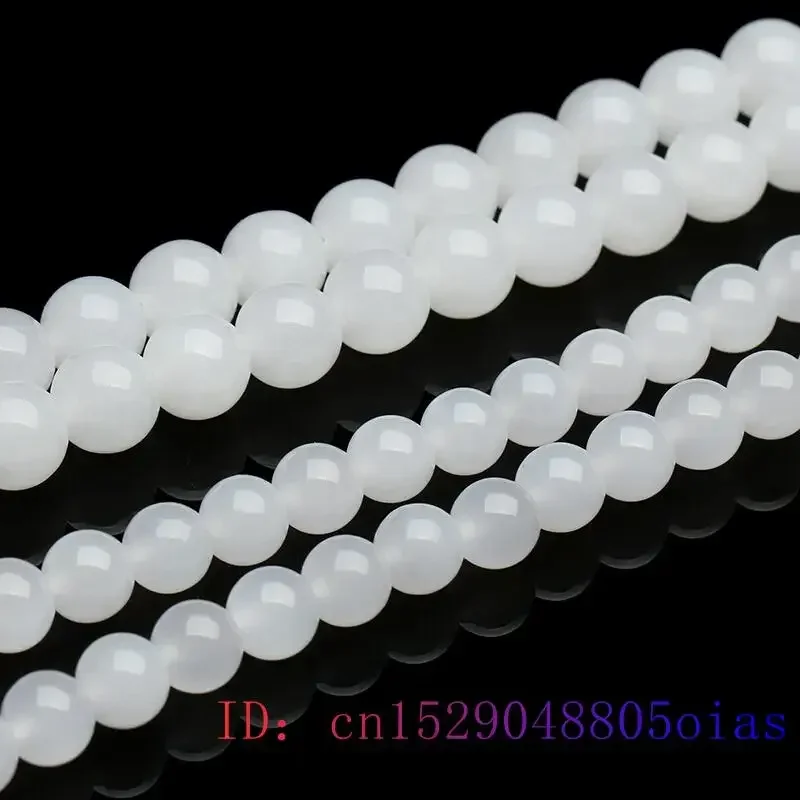 Witte Jade Kralen Ketting Kral - Jewelry Making Parts recensie en prijs