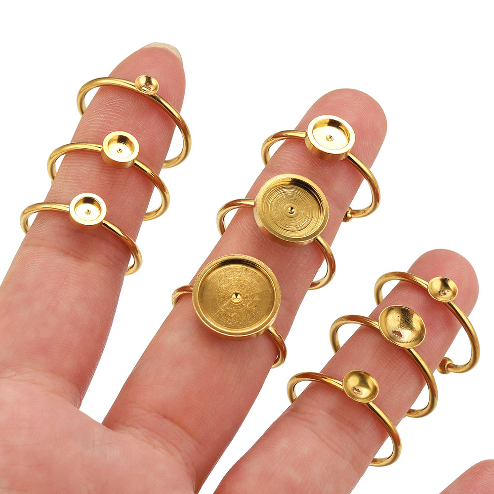 10 stuks roestvrijstalen ronde - Jewelry Making Stones recensie en prijs