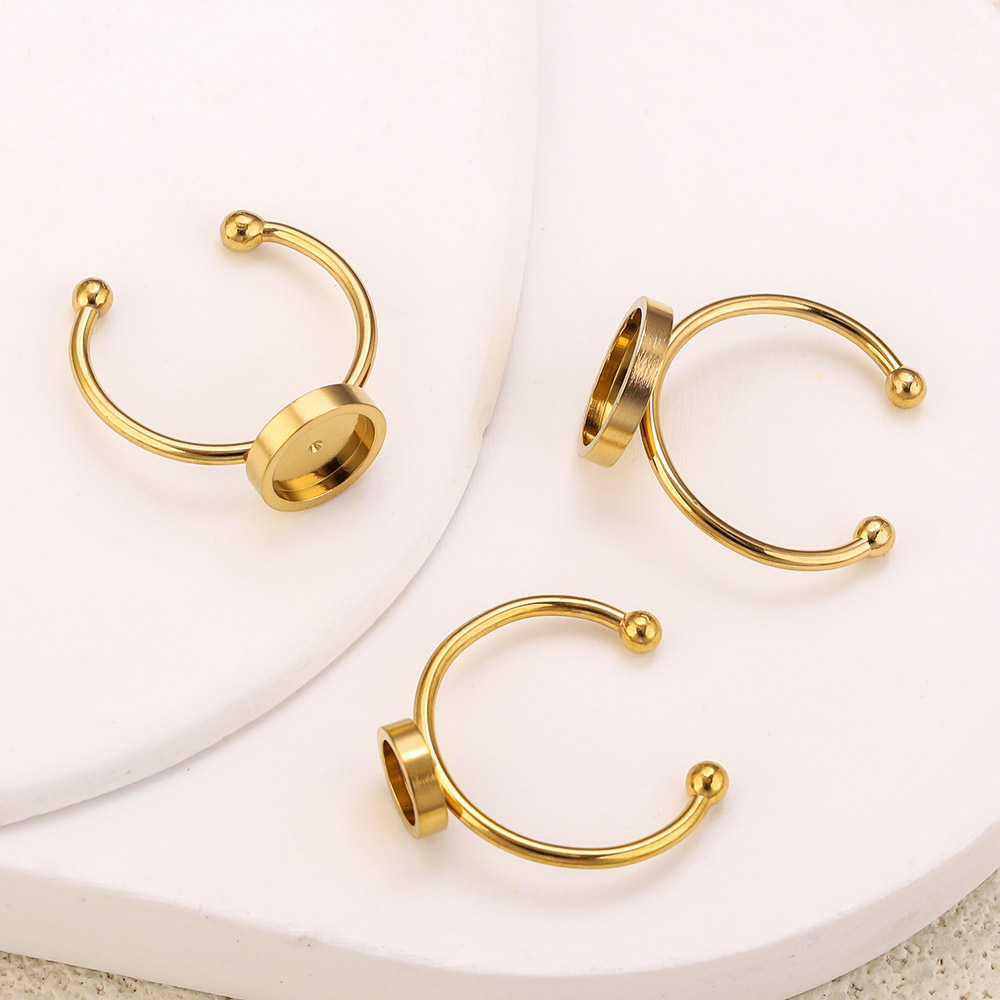 10 stuks roestvrijstalen ronde - Jewelry Making Stones recensie en prijs