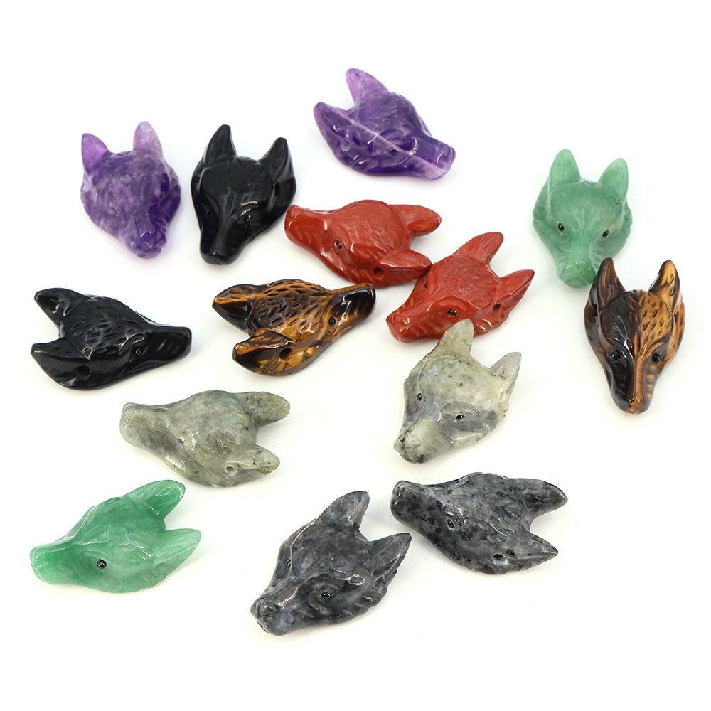 40mm Wolf Head Stone Hanger Na - Jewelry Making Jig recensie en prijs