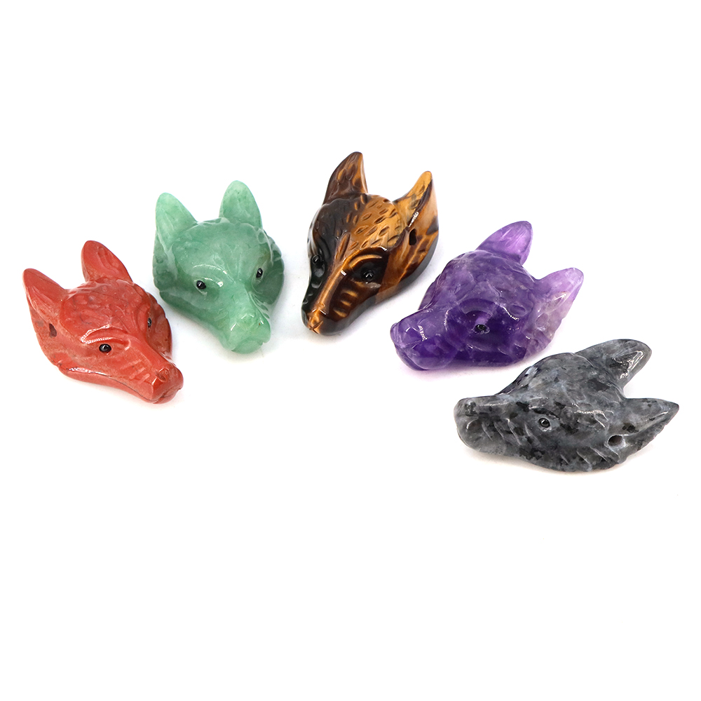 40mm Wolf Head Stone Hanger Na - Jewelry Making Jig recensie en prijs