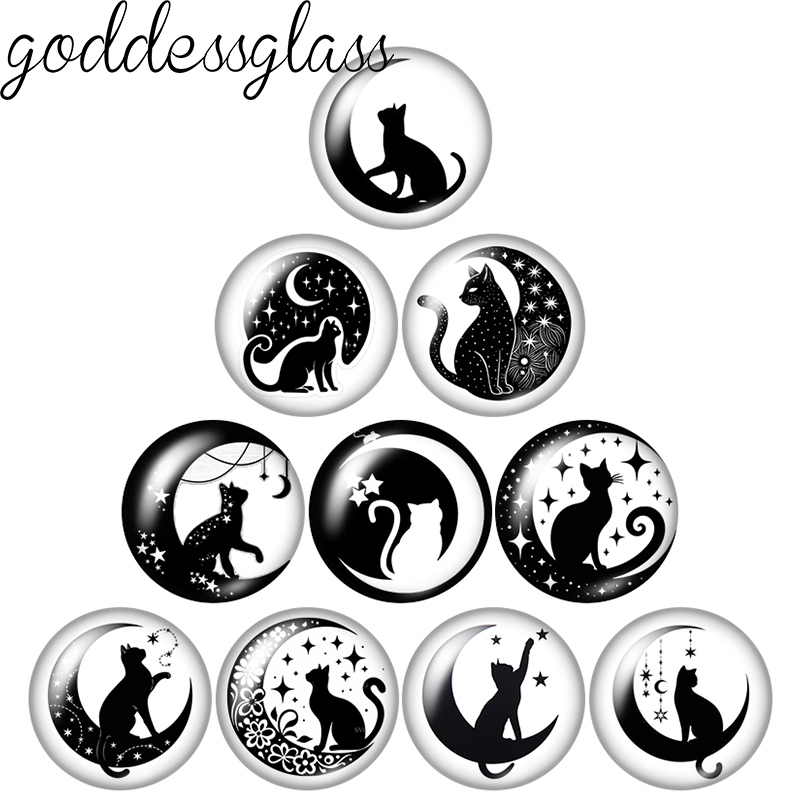Moon&Star Zwarte Kat Leuke Tek - Jewelry Making Drawing recensie en prijs