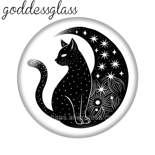Moon&Star Zwarte Kat Leuke Tek - Jewelry Making Drawing recensie en prijs