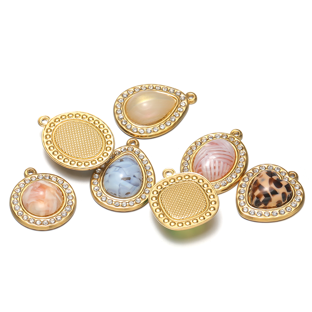 3 stuks roestvrijstalen hartvo - Jewelry Making Stones recensie en prijs
