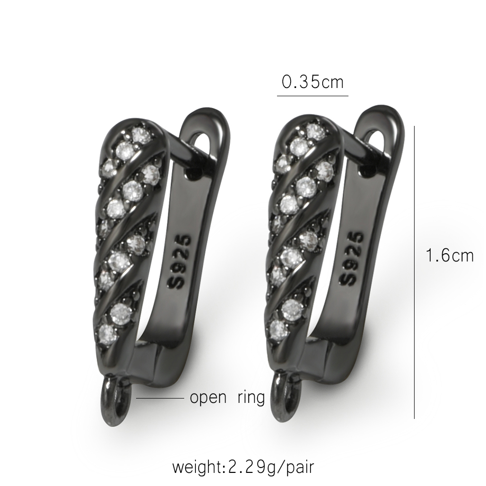 YANASI 1 paar pistoolzwarte me - Jewelry Making Parts recensie en prijs