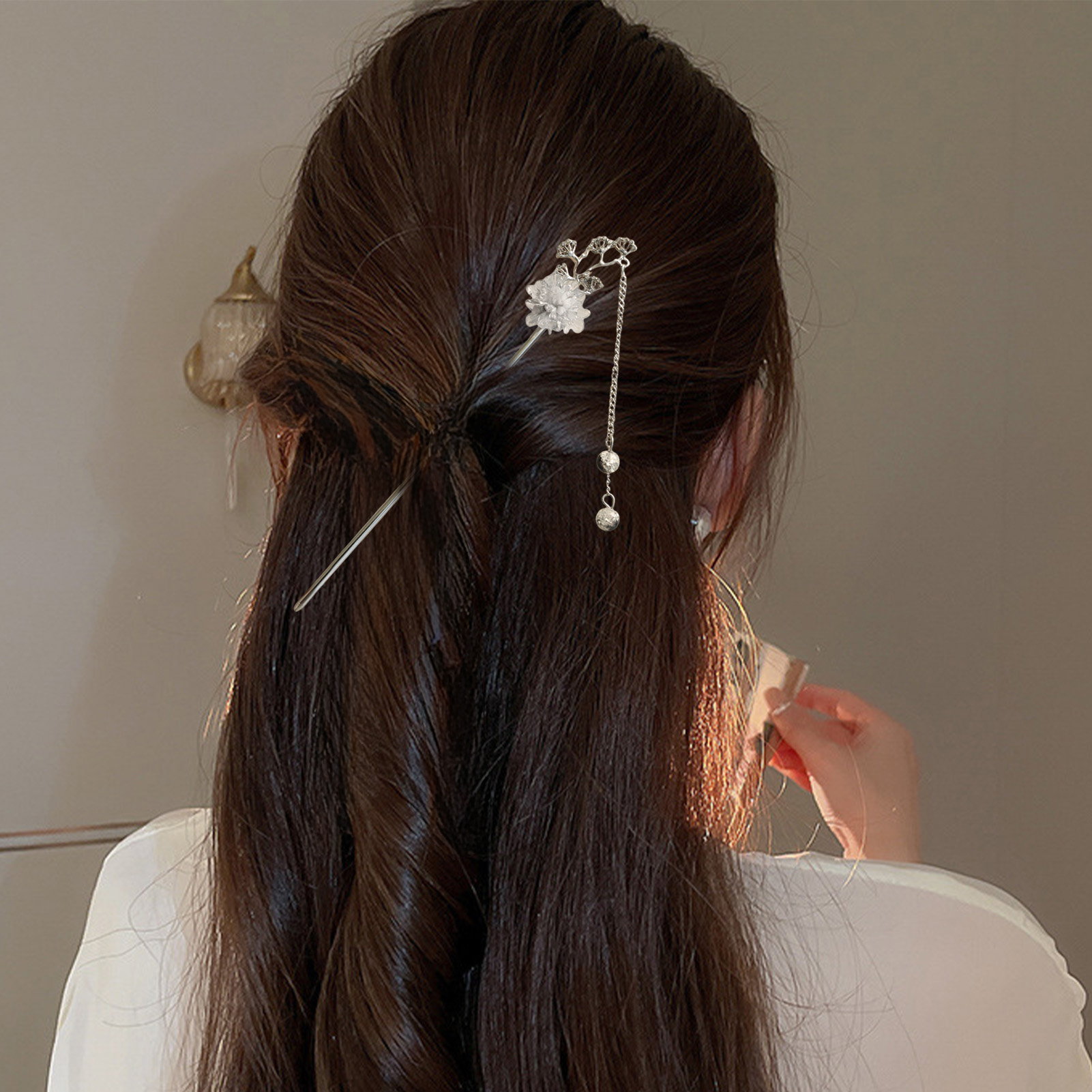 Elegante bloem haarstokjes vor - Jewelry Making Parts recensie en prijs