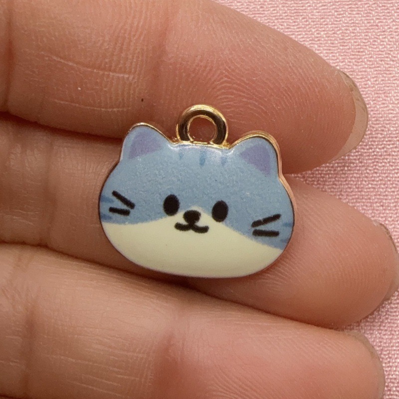 12 stuks bedrukte kattenkop le - Jewelry Making Diy recensie en prijs