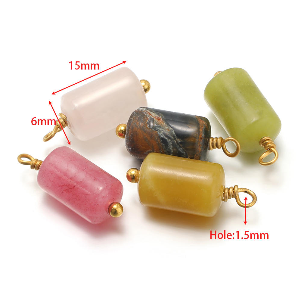 10 stuks roestvrij staal natuu - Jewelry Making Stones recensie en prijs